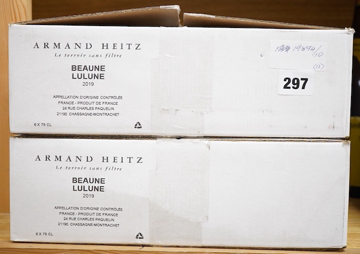 Armand Heitz Beaune Lalune, 2019 - two boxes of six bottles